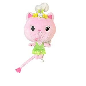 Pink Kitty Fairy Plush Toy‎ with Wings and Flower Crown - Cute Stuffed Animal